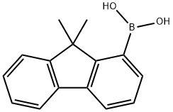 (9,9-dimethyl-9H-fluoren-1-yl)boronic acid Structure