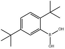 (2,5-ditert-butylphenyl)boronic acid Structure
