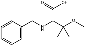 2-(benzylamino)-3-methoxy-3-methylbutanoic acid 구조식 이미지
