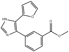 methyl 3-[5-(furan-2-yl)-1H-imidazol-4-yl]benzoate Structure