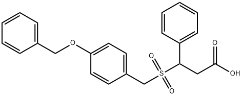3-{[4-(benzyloxy)phenyl]methanesulfonyl}-3-phenylpropanoic acid Structure