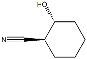 Cyclohexanecarbonitrile, 2-hydroxy-, (1S,2R)- Structure