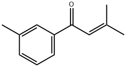 2-Buten-1-one, 3-methyl-1-(3-methylphenyl)- Structure