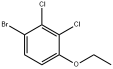 1-bromo-2,3-dichloro-4-ethoxybenzene 구조식 이미지