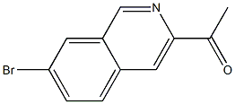 1-(7-Bromoisoquinolin-3-yl)ethanone Structure