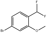 4-Bromo-1-difluoromethyl-2-methoxy-benzene Structure