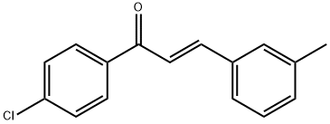 (2E)-1-(4-chlorophenyl)-3-(3-methylphenyl)prop-2-en-1-one Structure