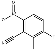 3-Fluoro-2-methyl-6-nitro-benzonitrile 구조식 이미지