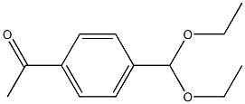 Ethanone, 1-[4-(diethoxymethyl)phenyl]- Structure