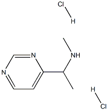 N-methyl-1-(4-pyrimidinyl)ethanamine dihydrochloride Structure