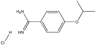 4-(propan-2-yloxy)benzene-1-carboximidamide hydrochloride 구조식 이미지