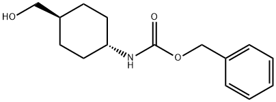 BENZYL TRANS-4-(HYDROXYMETHYL)CYCLOHEXYLCARBAMATE 구조식 이미지