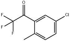 1-(5-chloro-2-methylphenyl)-2,2,2-trifluoroethanone Structure