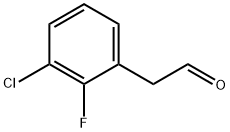 (3-Chloro-2-fluorophenyl)acetaldehyde 구조식 이미지