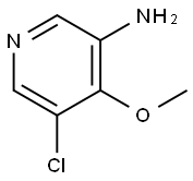 5-chloro-4-methoxypyridin-3-amine 구조식 이미지