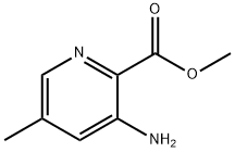 3-Amino-5-methyl-pyridine-2-carboxylic acid methyl ester Structure