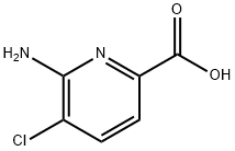 6-Amino-5-chloro-pyridine-2-carboxylic acid Structure