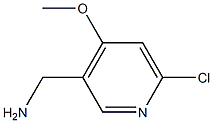 (6-Chloro-4-methoxypyridin-3-yl)methanamine Structure