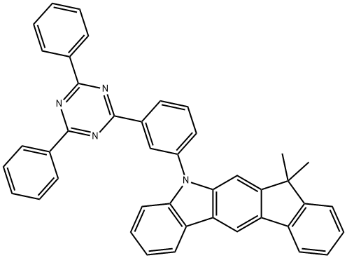 1257248-13-7 5-(3'-(4,6-diphenyl-1,3,5-triazin-2-yl)-[1,1'-biphenyl]-3-yl)-7,7-dimethyl-5,7-dihydroindeno[2,1-b]carbazole