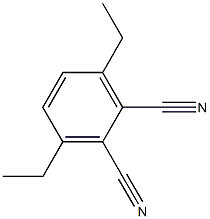 3,6-diethyl-1,2-Benzenedicarbonitrile Structure