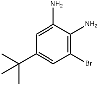 3-Bromo-5-tert-butyl-benzene-1,2-diamine 구조식 이미지