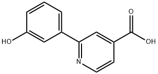 2-(3-HYDROXYPHENYL)ISONICOTINIC ACID 구조식 이미지