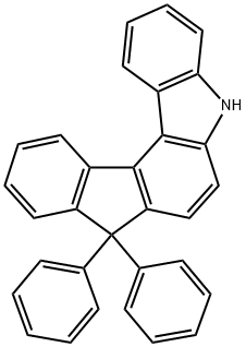 5,8-Dihydro-8,8-diphenyl-indeno[2,1-c]carbazole 구조식 이미지