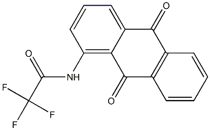 Acetamide, N-(9,10-dihydro-9,10-dioxo-1-anthracenyl)-2,2,2-trifluoro- Structure