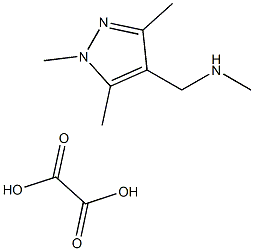 Methyl-(1,3,5-trimethyl-1H-pyrazol-4-ylmethyl)-amine oxalate salt Structure