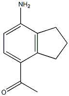 1-(7-amino-2,3-dihydro-1H-inden-4-yl)ethanone Structure