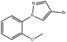 4-bromo-1-(2-methoxyphenyl)pyrazole Structure