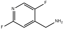 (2,5-Difluoropyridin-4-yl)methanamine 구조식 이미지