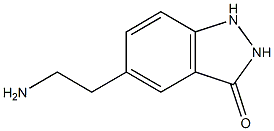 5-(2-aminoethyl)-1,2-dihydroindazol-3-one Structure