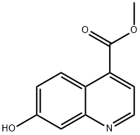 METHYL 7-HYDROXYQUINOLINE-4-CARBOXYLATE Structure