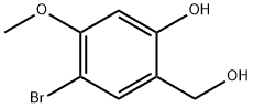 4-Bromo-2-hydroxymethyl-5-methoxy-phenol 구조식 이미지