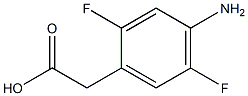 (4-Amino-2,5-difluoro-phenyl)-acetic acid Structure