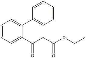 ETHYL 3-([1,1-BIPHENYL]-2-YL)-3-OXOPROPANOATE 구조식 이미지