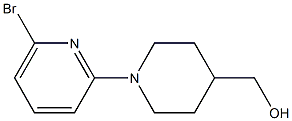 [1-(6-bromopyridin-2-yl)piperidin-4-yl]methanol Structure