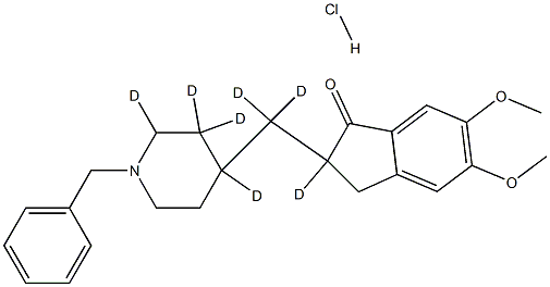 Donepezil-d7 hydrochloride Structure