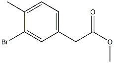 methyl 2-(3-bromo-4-methylphenyl)acetate Structure