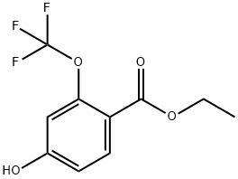 ETHYL 4-HYDROXY-2-(TRIFLUOROMETHOXY)BENZOATE Structure