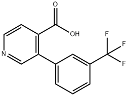 3-(3-(trifluoromethyl)phenyl)isonicotinic acid 구조식 이미지