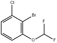 2-bromo-1-chloro-3-(difluoromethoxy)benzene 구조식 이미지