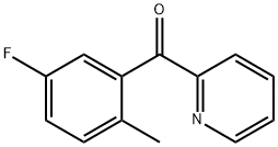 2-(5-FLUORO-2-METHYLBENZOYL)PYRIDINE 구조식 이미지