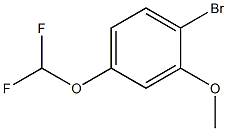 1-bromo-4-(difluoromethoxy)-2-methoxybenzene Structure