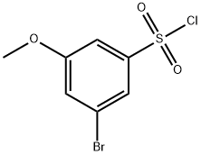 3-Bromo-5-methoxybenzenesulfonyl chloride 구조식 이미지