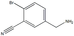4-Bromo-3-cyanobenzylamine Structure