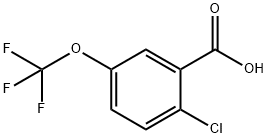 2-Chloro-5-(trifluoromethoxy)benzoic acid Structure