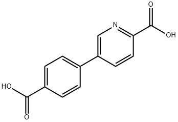 2-Pyridinecarboxylic acid,5-(4-carboxyphenyl)- 구조식 이미지