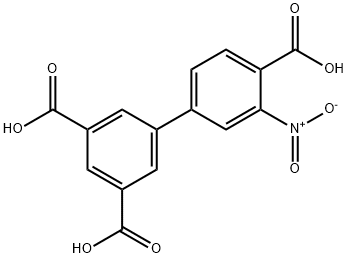 5-(4-carboxy-3-nitrophenyl)benzene-1,3-dicarboxylic acid Structure